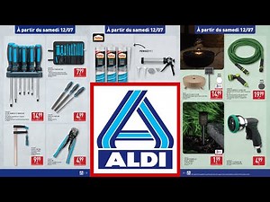 catalogue ALDI du 8 juillet ✅ Arrivage bricolage, jardinage, maison 💥 Promo deals pub 2025 🔥