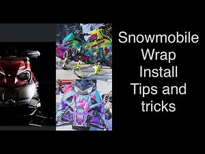 Snowmobile wrap install tips and tricks