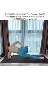 Side Plank Hip Lift with Step-Forward Foot (glutes, obliques, hip strength)