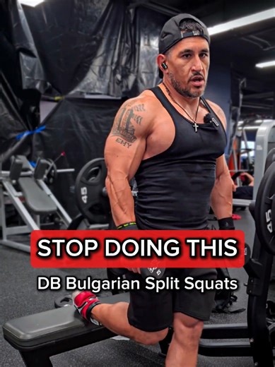 🔥 If your Bulgarian split squats feel unstable and off balance… this is probably why 🔥 STOP guessing where to place your front foot. Most people just step out, throw their back leg on the bench and hope for the best. That throws off your balance, your form, and your entire movement before the rep even starts. 👉 Here's the life hack nobody talks about Sit on the bench first Just sit normally Now extend one leg straight out in front of you Wherever that foot naturally meets the floor That's you