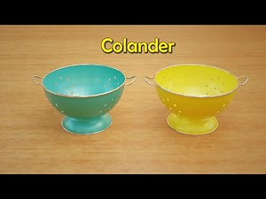 Blender - Modeling - Colander
