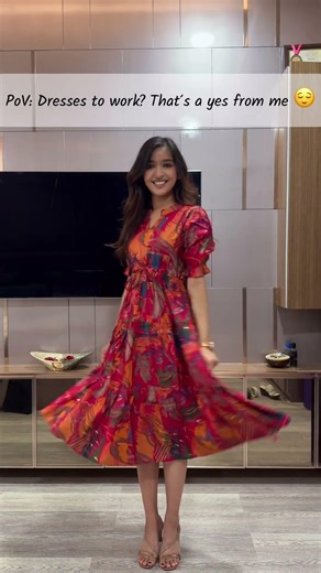 POV: Dresses Are My Office Uniform Now 😌👗