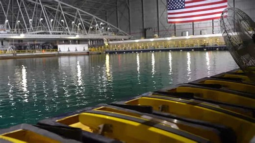 Inside the US Navy's 'Indoor Ocean' Training Wave Pool