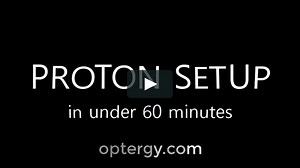 Optergy Proton setup in under 60 minutes
