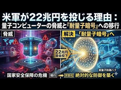 米軍が22兆円を投じる理由：量子コンピューターの脅威と「耐量子暗号」への移行