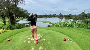 Flirting with danger at @bluecanyoncountryclub . . . #wendywoogolf #wendypowick #golfersofinstagram #golfersparadise #bluecanyoncountryclub #thailand #thailand🇹🇭 #phuket #phuket🇹🇭 | Wendy Woo Golf