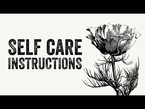 Create Your Own Self-Care Instructions