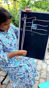 How to draw independent day Indian flag | Anju drawing