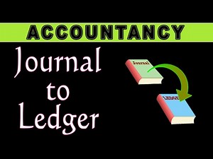 How to post in LEDGER from JOURNAL | Accounting | LetsTute Accountancy