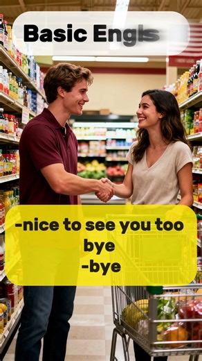 English Conversation at the Grocery Store