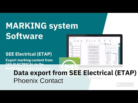 MARKING system software - Data export from SEE Electrical