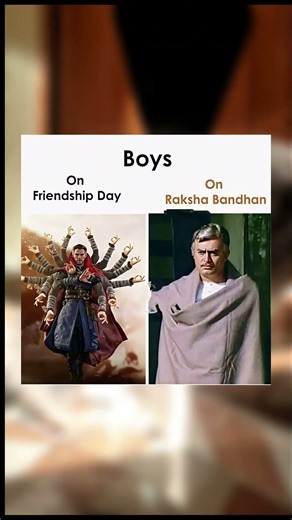 Boys on Friendship Day vs Raksha Bandhan 😭💀#funnyshorts #funny #funnymemes