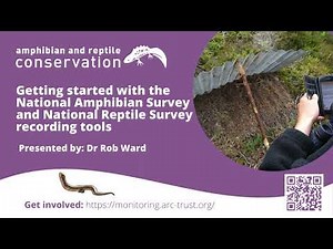 Getting started with the National Amphibian Survey and the National Reptile Survey recording tools