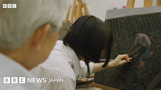【原爆投下80年】あの日の無残……被爆者の記憶を17歳が絵に　世界に伝えたい - BBCニュース