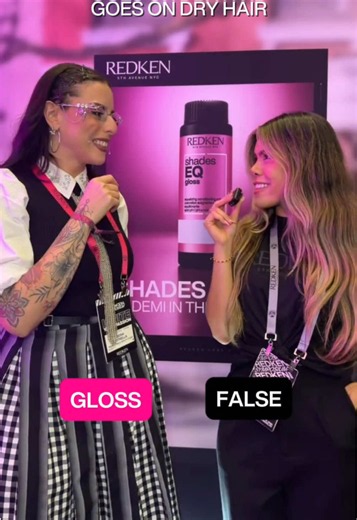 Testing Pro Stylists on Shades EQ Knowledge at Redken Symposium