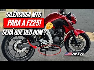NOVO LANÇAMENTO ESPORTIVO SILÊNCIOSO PARA A FZ25! ESCAPE MTG.