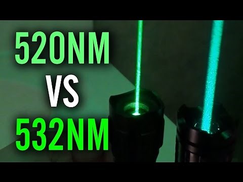 Laser Pointers: 520nm vs 532nm Comparison