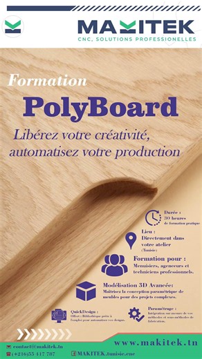 Avec Polyboard, transformez vos méthodes de travail de la conception 3D jusqu'au débit.