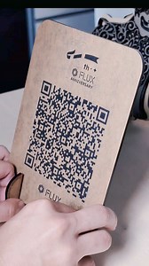 1.1K views |  Design custom acrylic standing sign without asking for help anymore!  If you're curious about making QR code standing sign, let us show you. FLUX utilized Ador diode modules to design a QR code standing sign made of #acrylic. Whether it's for social media or WiFi, Ador will perfectly meet your #customization needs. Explore more applications? Go check @flux_inc #FLUX #QRcode #customacrylicstandees #acryliccutting #10thanniversarypromotion | FLUX Inc. | Facebook