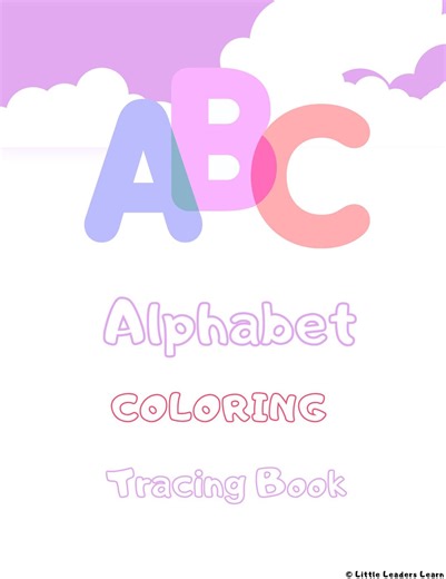 ABC Tracing and Coloring Worksheets for Preschool & Kindergarten| 35 Printable Pages - Etsy