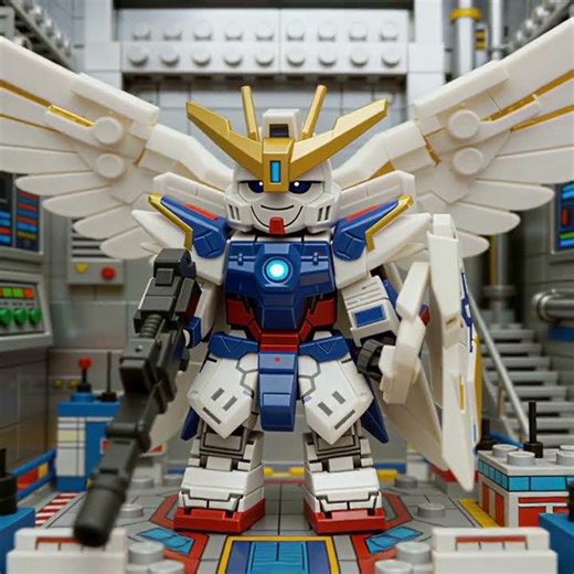Lego Gundam Wing Launch! #lego #gundam #gundamfigure