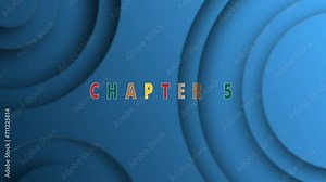 Chapter 5 - Text Animation effect with Christmas icons on blue Animated circles background