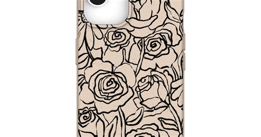 Seashell Inked Blooms iPhone 16e/17e Case