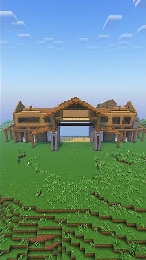 Minecraft Easy Oak House #minecraft
