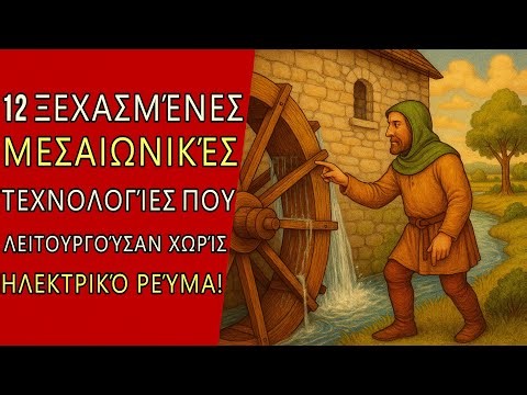 12 Ξεχασμένες Μεσαιωνικές Τεχνολογίες που λειτουργούσαν χωρίς ηλεκτρισμό!