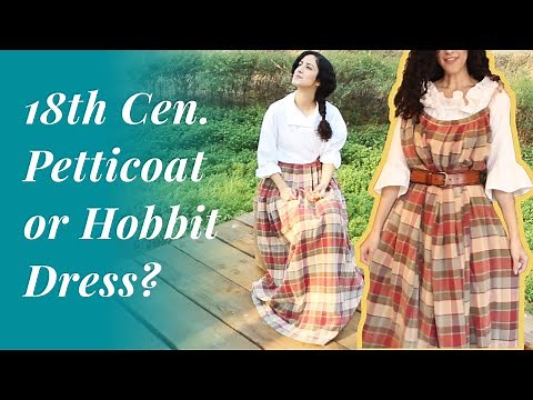 Outlander Skirt or Hobbit Dress? Sewing an 18th Century Skirt (Petticoat) | Simplicity 8162