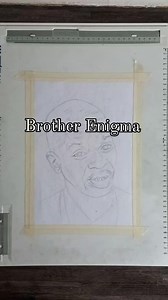 Pencil drawing of Brother Enigma By Sphesihle Hlatshwayo #pencildrawing #brotherEnigma #art | Sphesihle Hlatshwayo
