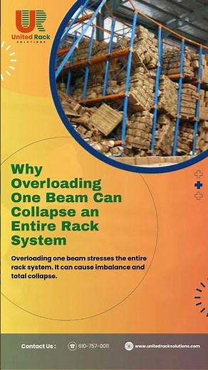 Pallet Racking Load Imbalance: Prevent Rack Collapse & Improve Warehouse ROI #racksafety #damage