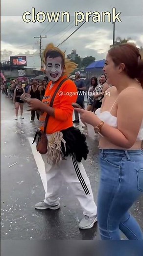 Clown impersonations #funny #prank #mime #clown