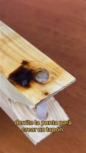Tecnica Ingeniosa para Insertar Pegamento Dentro de la Madera