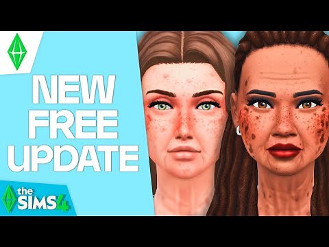 New FREE Sims 4 Update Gives Us REALISTIC Skin Details + A BRAND NEW Feature