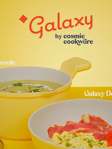 Introducing Galaxy by Cosmic Cookware: A Fun and Non-Stick Addition to Your Kitchen