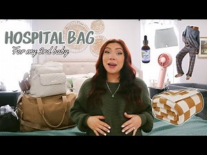 What's In My Hospital Bag For Labor, Delivery & baby | Minimalistic And Essential Items
