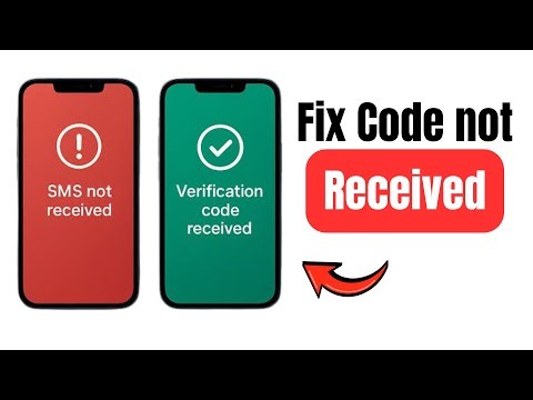 How To Fix Verification Code Not Received