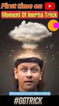 4 Marks in 60 Sec | Moment Of Inertia Trick #GGTrick #NEETPhysics