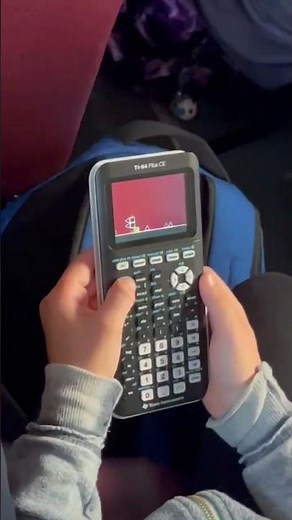 playing geometry dash on calculator😂😂😂