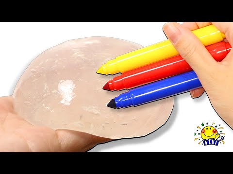 色付き手作りスライムを作ろう♩リカちゃんとチャレンジ！
