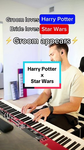 Harry Potter x Star Wars Imperial March Wedding Entrance Piano Cover