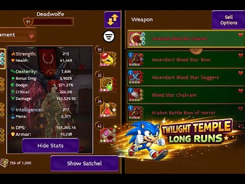 Arcane Legends Twilight Temple LB Runs