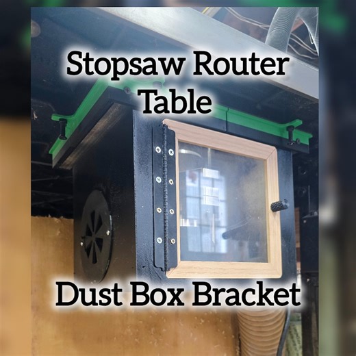 Sawstop Router Table Dust Box Bracket (3D Print File) - Etsy