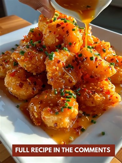 Bang Bang Shrimp (Bonefish Grill Copycat) 🍤🔥 Crispy, saucy perfection—ultimate restaurant copycat appetizer at home! 📝 Ingredients : For the Shrimp: 1 lb large shrimp, peeled & deveined (tails off) 1 cup buttermilk (extra tender shrimp) ¾ cup cornstarch (ultra crispy coating) ¼ cup all-purpose flour ½ tsp garlic powder ½ tsp paprika Salt & black pepper to taste Oil for frying For the Bang Bang Sauce: ½ cup mayonnaise ¼ cup sweet chili sauce (signature sweet heat) 1–2 tbsp sriracha (adjust for