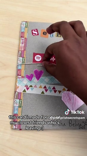 DIY Homemade Card Tutorial for Friends Leaving