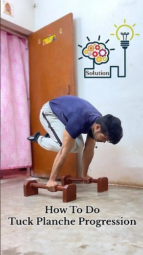 How To Do Tuck Planche Progression #shorts #calisthenics #fitness #tutorial