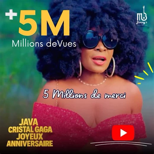 ✍️*J'ÉCRIS mon histoire et j'avance À MON RYTHME* #Prochaine #chanson le 14 fevrier 2026 👍 *PAS LE TEMPS* , DE perdre le temps à écouter Les commères Les rombières Les jacassiers Les makrels et makrelles *#AMBIANCETACHOSE* 💃🕺 #Changelecoursdetavie , ✍️👍👸🫅🤜🤛#EntredanslanouvelleAnnéeAVECDETERMINATIONetBrillance,💃🕺 *SUIS LE MOUVEMENT DE TA Java Cristal Gaga Artiste ✌️ sa toute dernière chanson : *JOYEUX ANNIVERSAIRE* vient de passer la barre de *5 ooo ooo ( 5 millions ) vues sur YouTube* 