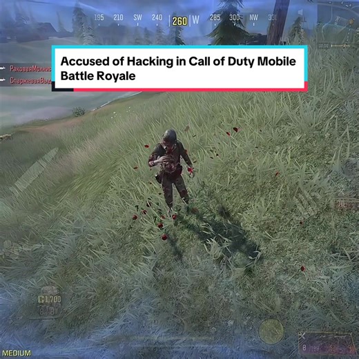 Accused of Hacking in Call of Duty Mobile Battle Royale When you have decent aim, some enemies will accuse you of hacking as you will soon see. This enemy here was simply just not fast enough for my quick reaction time and paid the price. When this is the case that just means you’re doing something right. I guess yours truly’s going to get reported in Call of Duty Mobile Battle Royale. #codmphilippines #codmnigeria #codmoceania #codmbattleroyale #codmbr