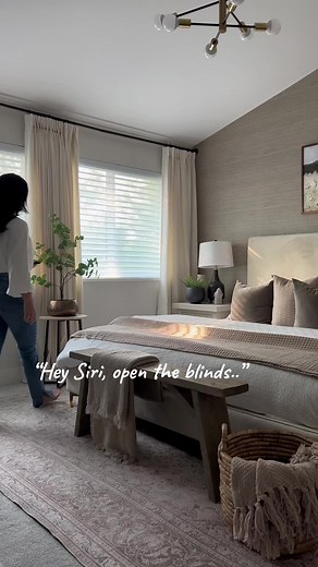 Motorized Blinds for Bedroom Window Treatments